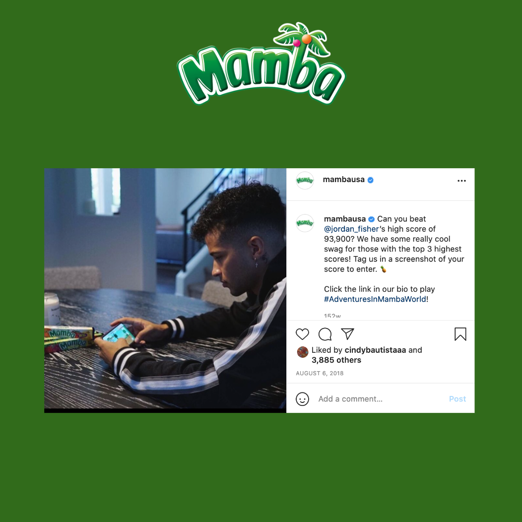 Jordan Fisher playing Adventures in Mamba World